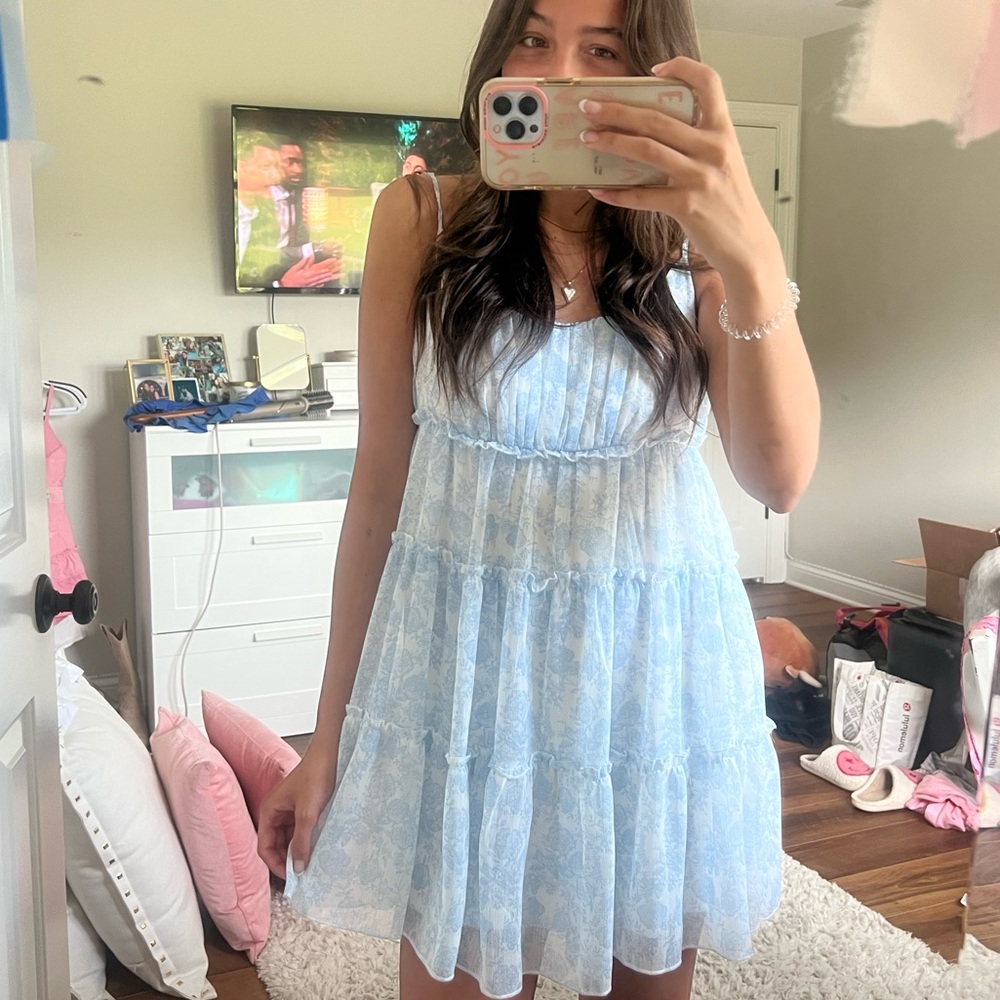 Alter’d State Floral Babydoll Mini Dress